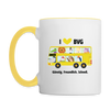 I love BVG - Tasse zweifarbig