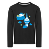 Berliner Bär bei Nacht - Kinder Langarmshirt - black