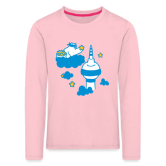 Berliner Bär bei Nacht - Kinder Langarmshirt
