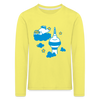 Berliner Bär bei Nacht - Kinder Langarmshirt - yellow