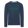 Berlin unter Palmen - Kinder Langarmshirt - navy