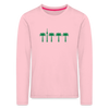 Berlin unter Palmen - Kinder Langarmshirt - rose shadow