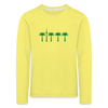 Berlin unter Palmen - Kinder Langarmshirt - yellow
