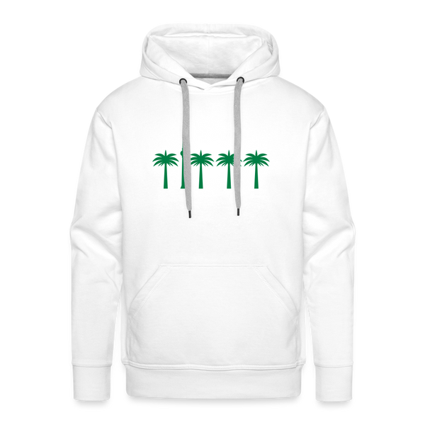 Berlin unter Palmen - Männer Premium Hoodie - white