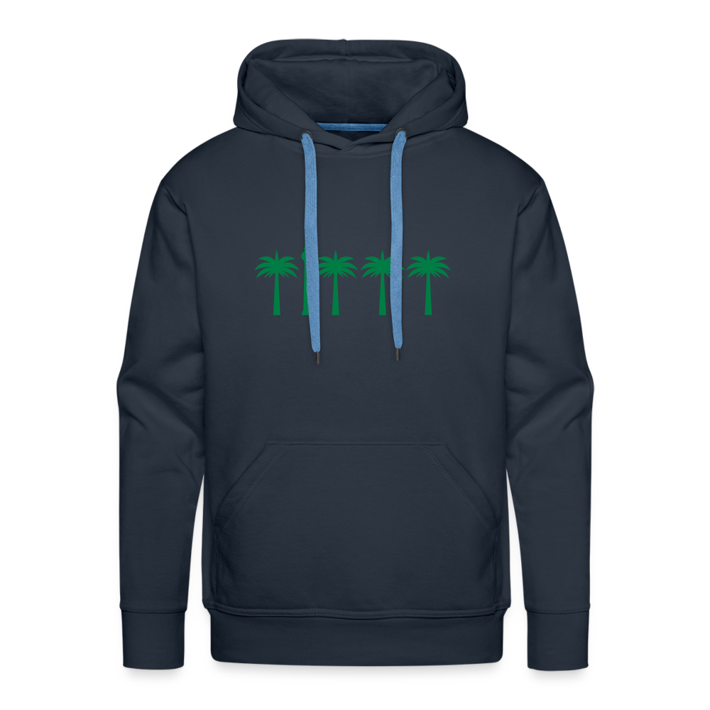 Berlin unter Palmen - Männer Premium Hoodie - navy