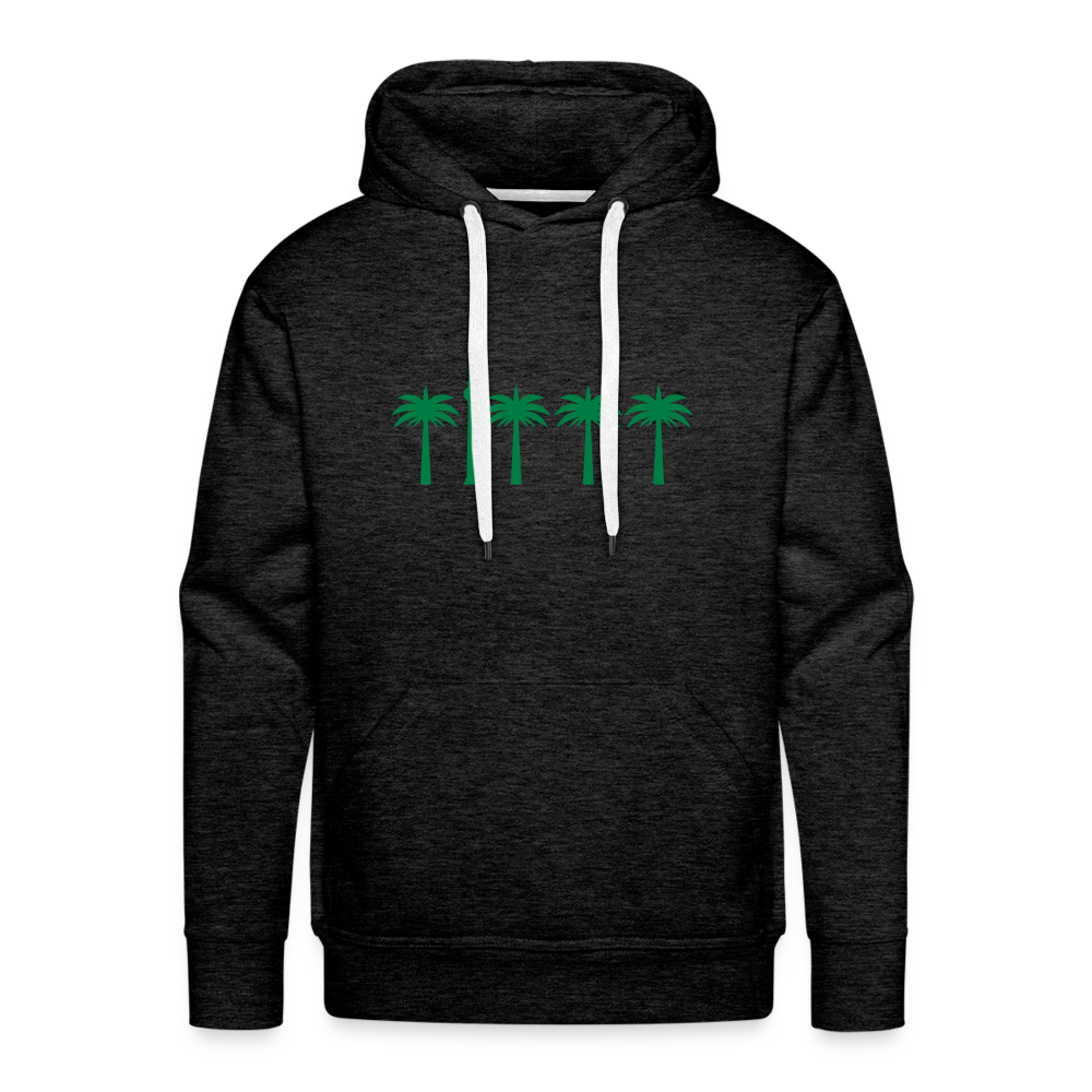 Berlin unter Palmen - Männer Premium Hoodie - charcoal grey