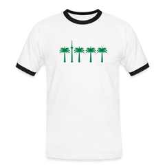 Berlin unter Palmen - Männer Ringer T-Shirt