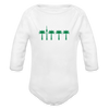 Berlin unter Palmen - Bio-Langarmbody - white