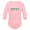 Berlin unter Palmen - Bio-Langarmbody - light pink