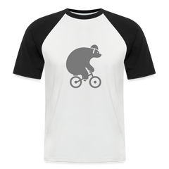 Fahrradbär - Männer Baseball T-Shirt