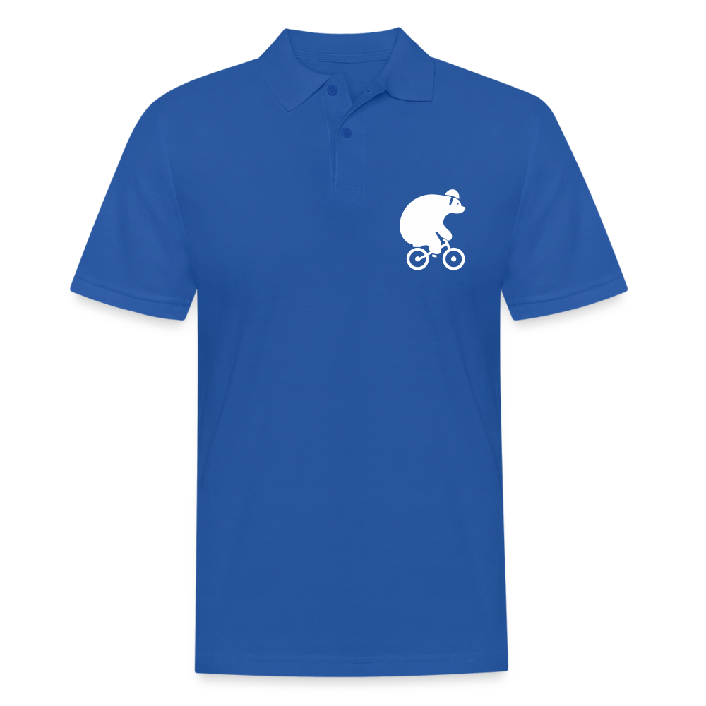 Fahrradbär - Männer Poloshirt - royal blue