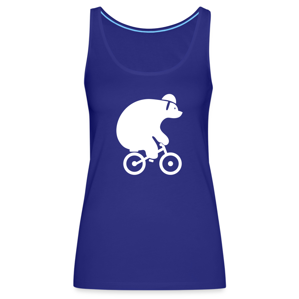 Fahrradbär - Frauen Premium Tank Top - royal blue