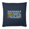 d.b.d.d.h.k.P - Sofakissen mit Füllung (45 x 45 cm) - navy