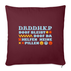 d.b.d.d.h.k.P - Sofakissen mit Füllung (45 x 45 cm)