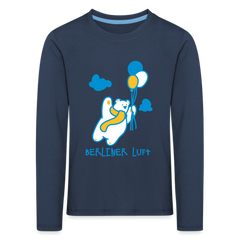 Der Bär fliegt - Kinder Langarmshirt