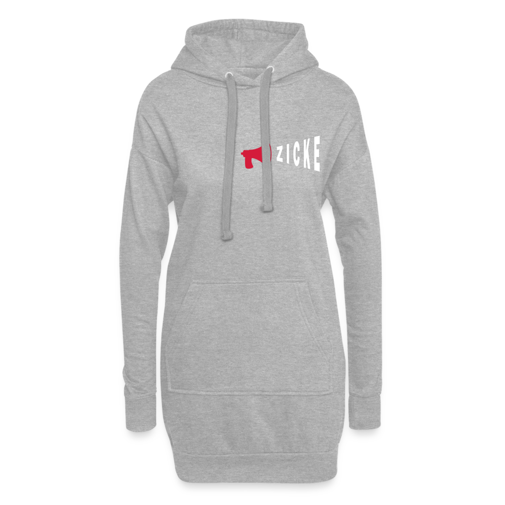 Zicke - Hoodie-Kleid - heather grey