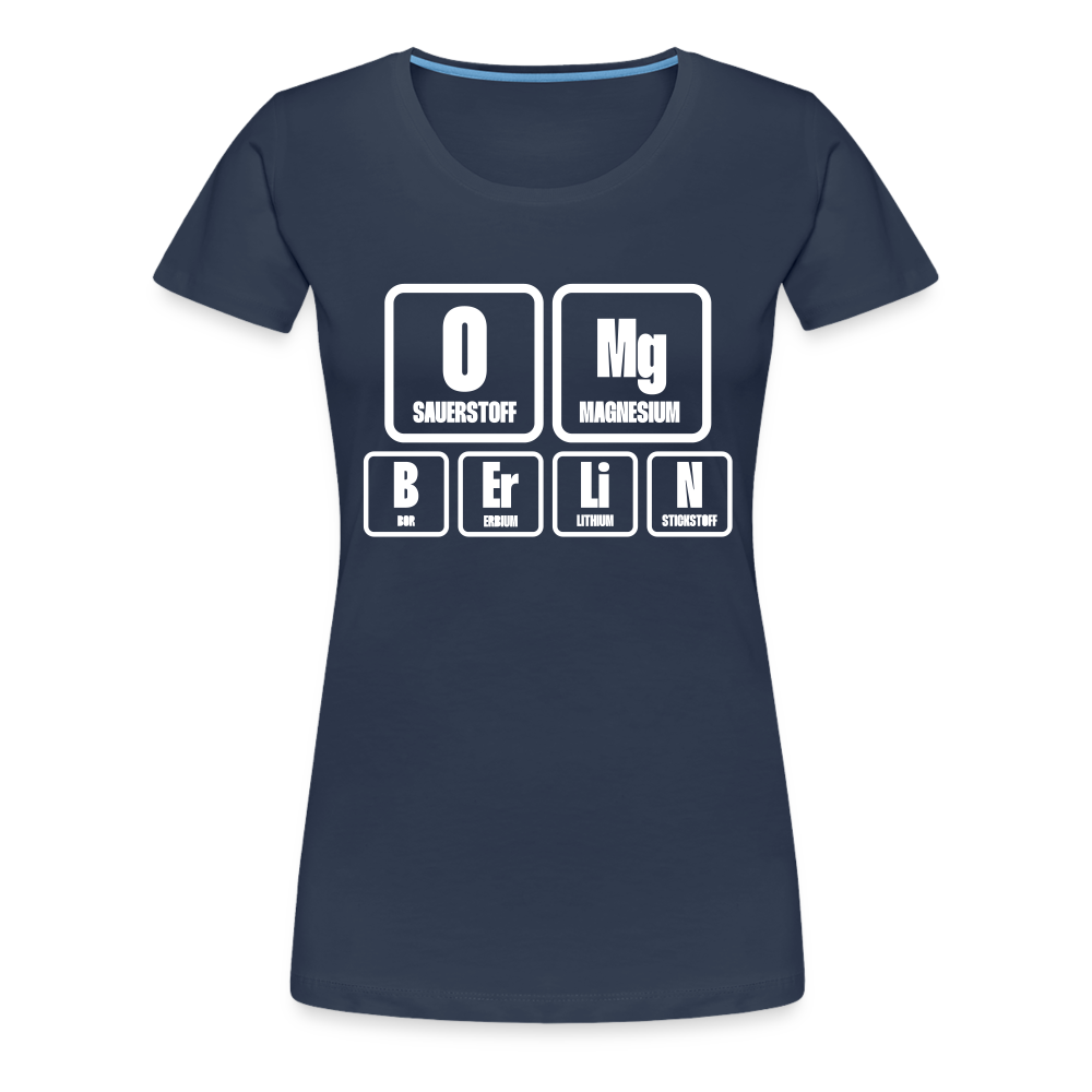 OMG Berlin - Frauen Premium T-Shirt - navy