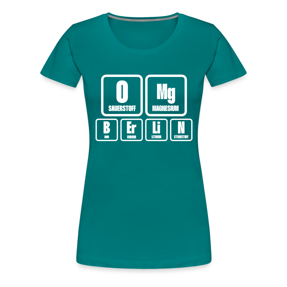 OMG Berlin - Frauen Premium T-Shirt - diva blue