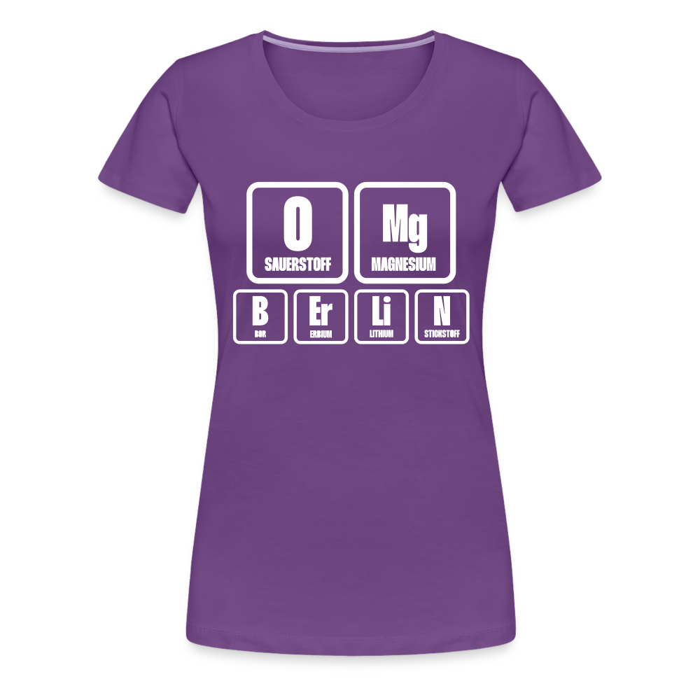 OMG Berlin - Frauen Premium T-Shirt - purple