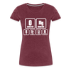 OMG Berlin - Frauen Premium T-Shirt - heather burgundy