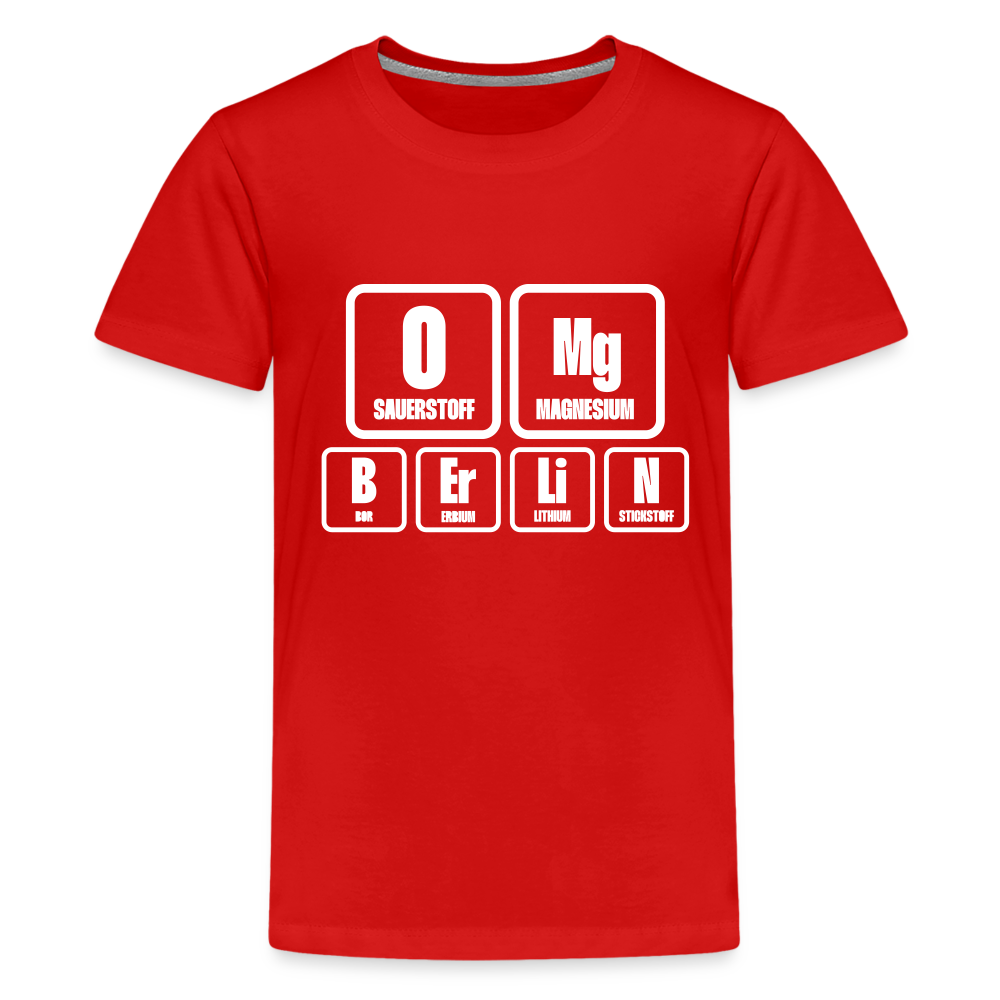 OMG Berlin - Teenager Premium T-Shirt - red