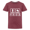 OMG Berlin - Teenager Premium T-Shirt - heather burgundy