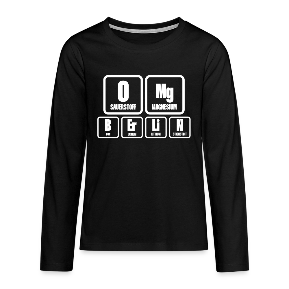 OMG Berlin - Teenager Langarmshirt - black