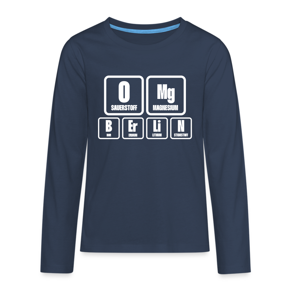 OMG Berlin - Teenager Langarmshirt - navy
