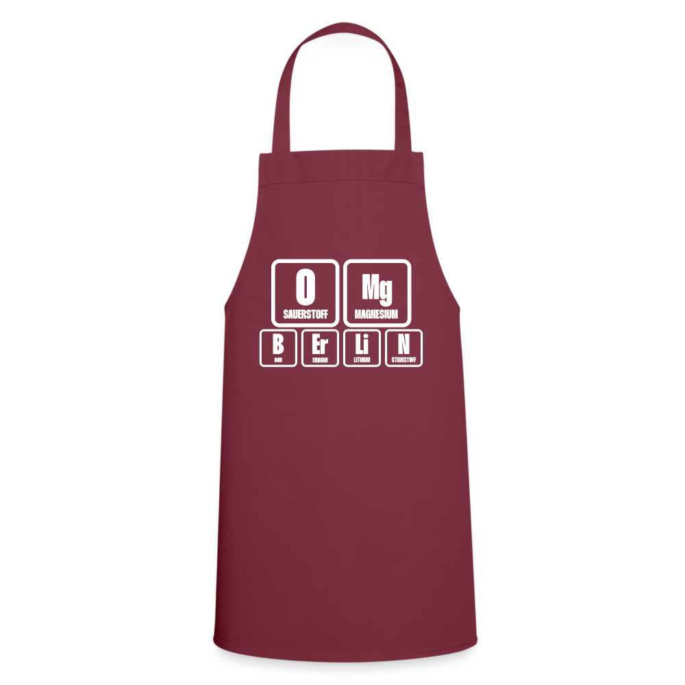 OMG Berlin - Kochschürze - bordeaux