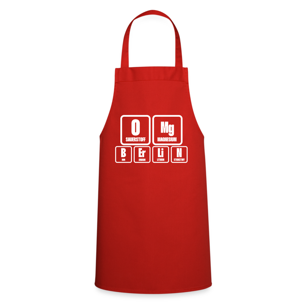 OMG Berlin - Kochschürze - red