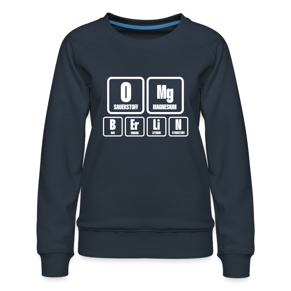 OMG Berlin - Frauen Premium Sweatshirt - navy