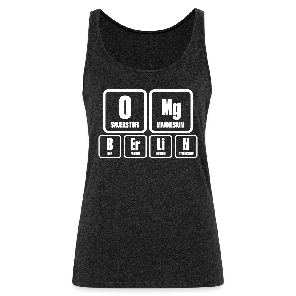 OMG Berlin - Frauen Premium Tank Top - charcoal grey