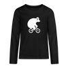 Fahrradbär - Teenager Langarmshirt - charcoal grey