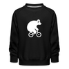 Fahrradbär - Kinder Premium Sweatshirt - black