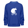 Fahrradbär - Kinder Premium Sweatshirt - royal blue