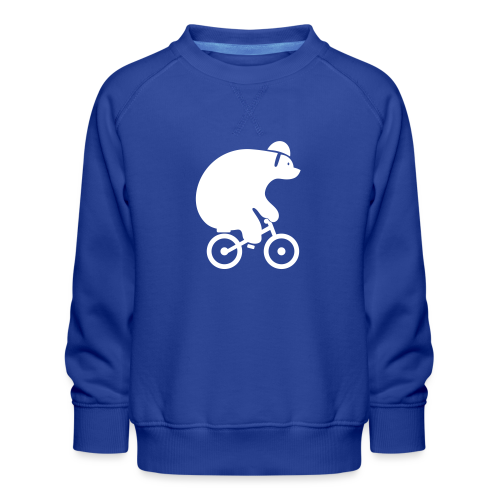 Fahrradbär - Kinder Premium Sweatshirt - royal blue