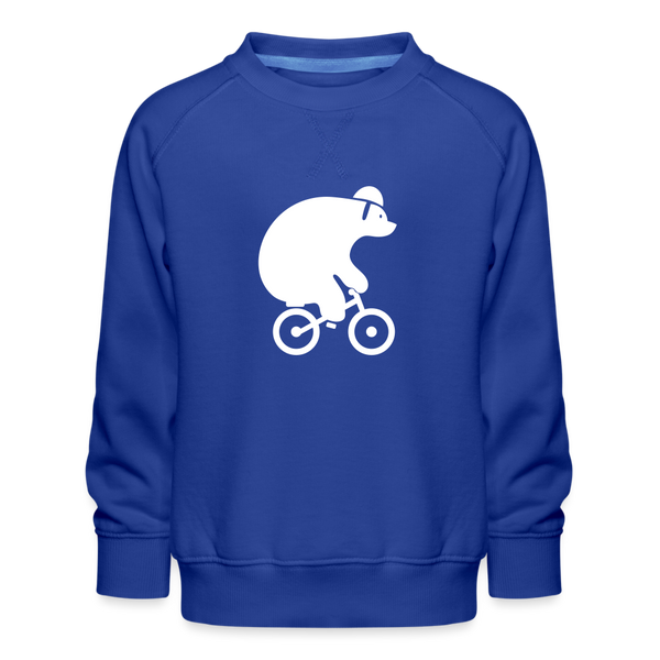 Fahrradbär - Kinder Premium Sweatshirt - royal blue