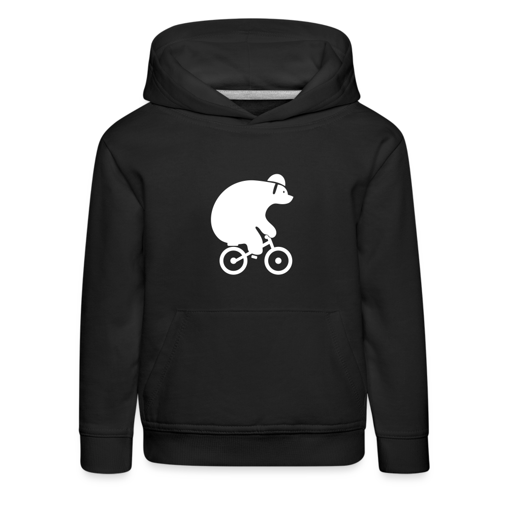 Fahrradbär - Kinder Premium Hoodie - black
