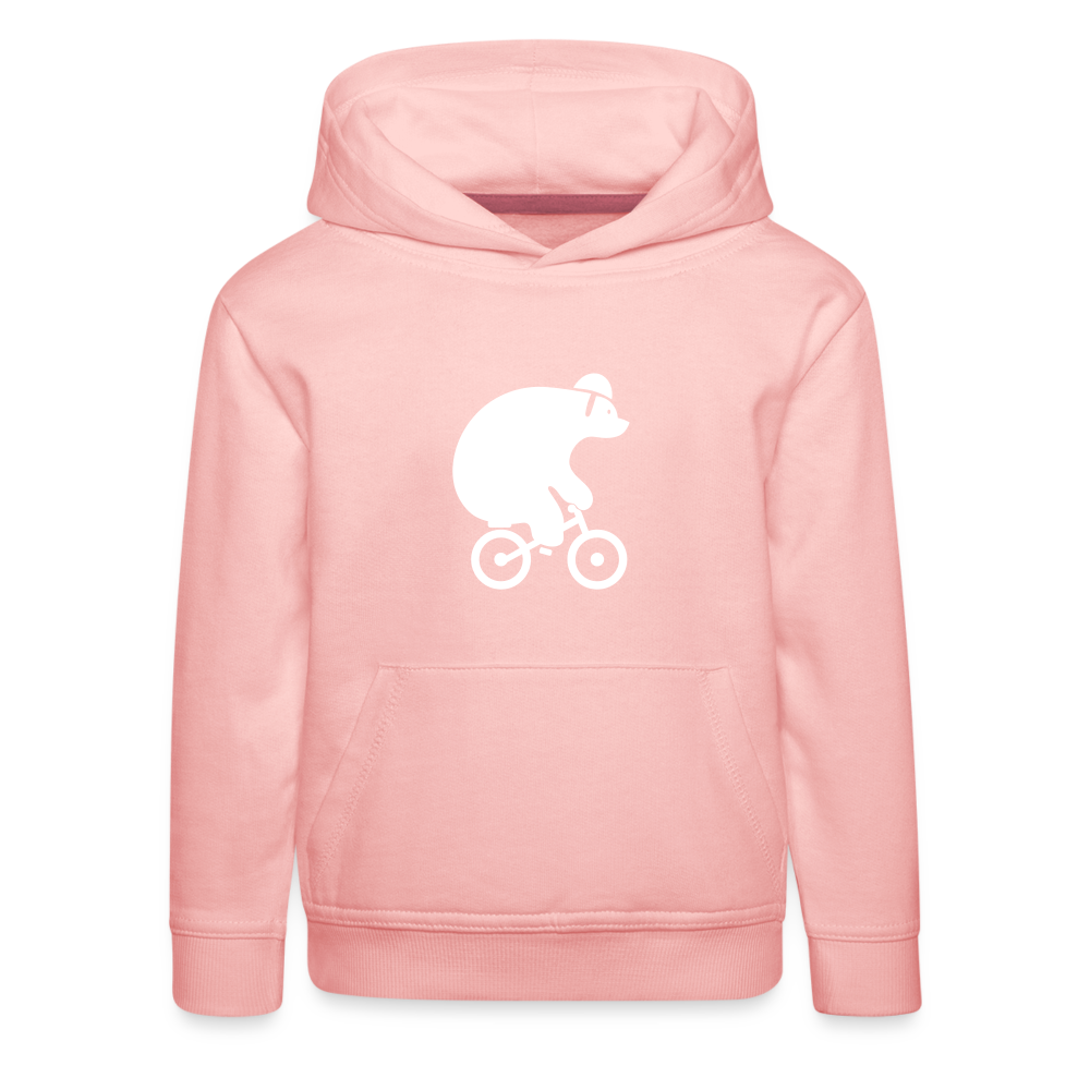 Fahrradbär - Kinder Premium Hoodie - crystal pink
