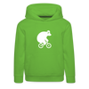 Fahrradbär - Kinder Premium Hoodie - light green
