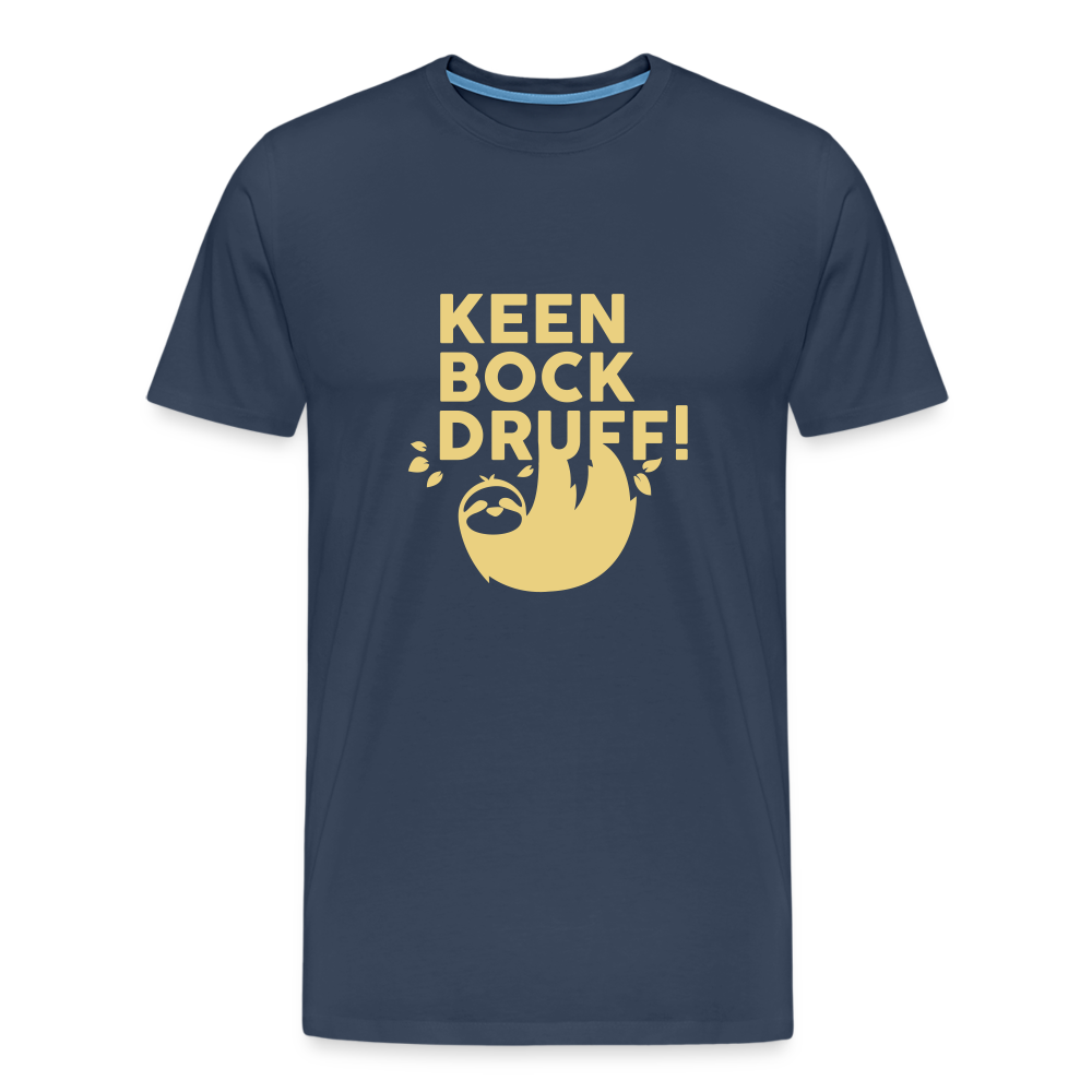 Keen Bock druff! - Männer Premium T-Shirt - navy