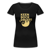 Keen Bock druff! - Frauen Premium T-Shirt - black