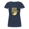 Keen Bock druff! - Frauen Premium T-Shirt - navy
