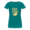 Keen Bock druff! - Frauen Premium T-Shirt - diva blue
