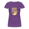 Keen Bock druff! - Frauen Premium T-Shirt - purple