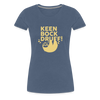 Keen Bock druff! - Frauen Premium T-Shirt - heather blue