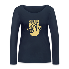 Keen Bock druff! - Frauen Bio Langarmshirt
