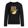 Keen Bock druff! - Teenager Langarmshirt - charcoal grey