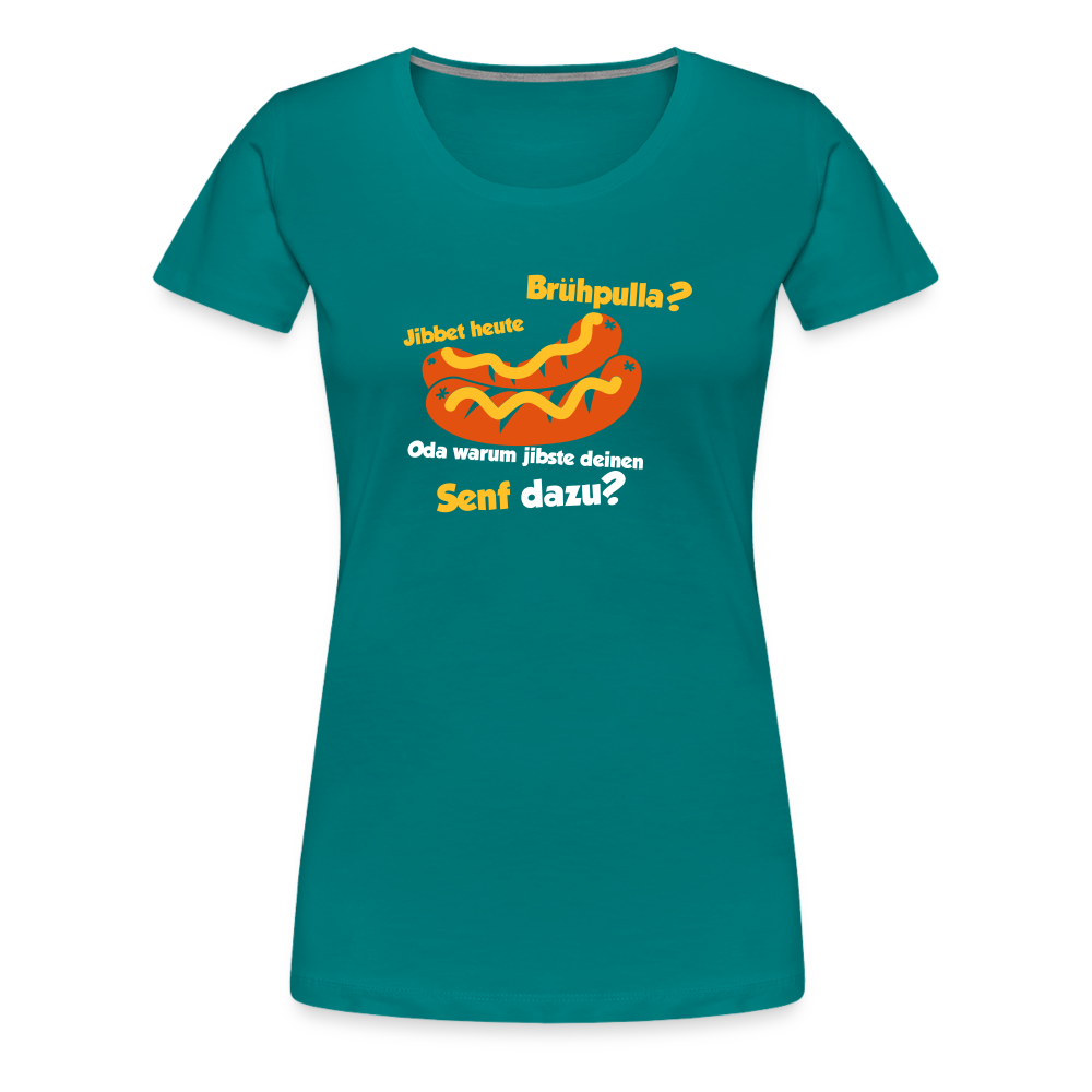 Jibbet Brühpulla - Frauen Premium T-Shirt - Divablau