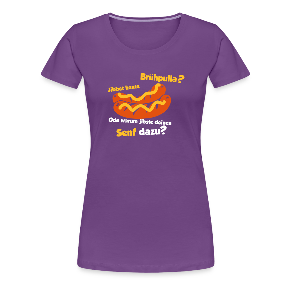 Jibbet Brühpulla - Frauen Premium T-Shirt - Lila